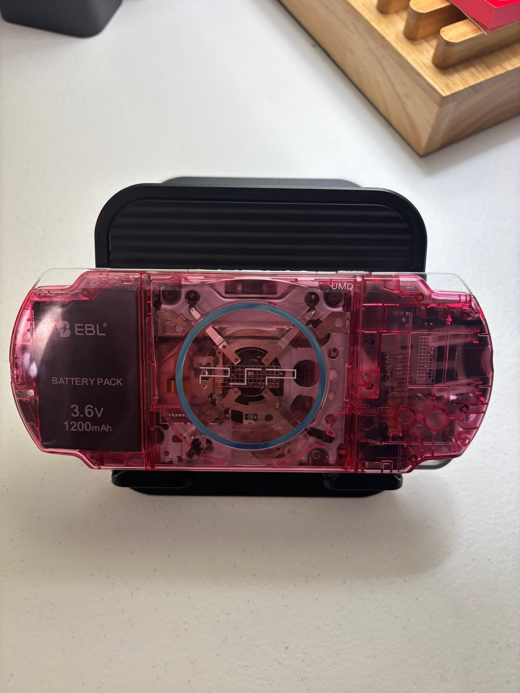 Clear Pink/Pink Buttons 3000 Console