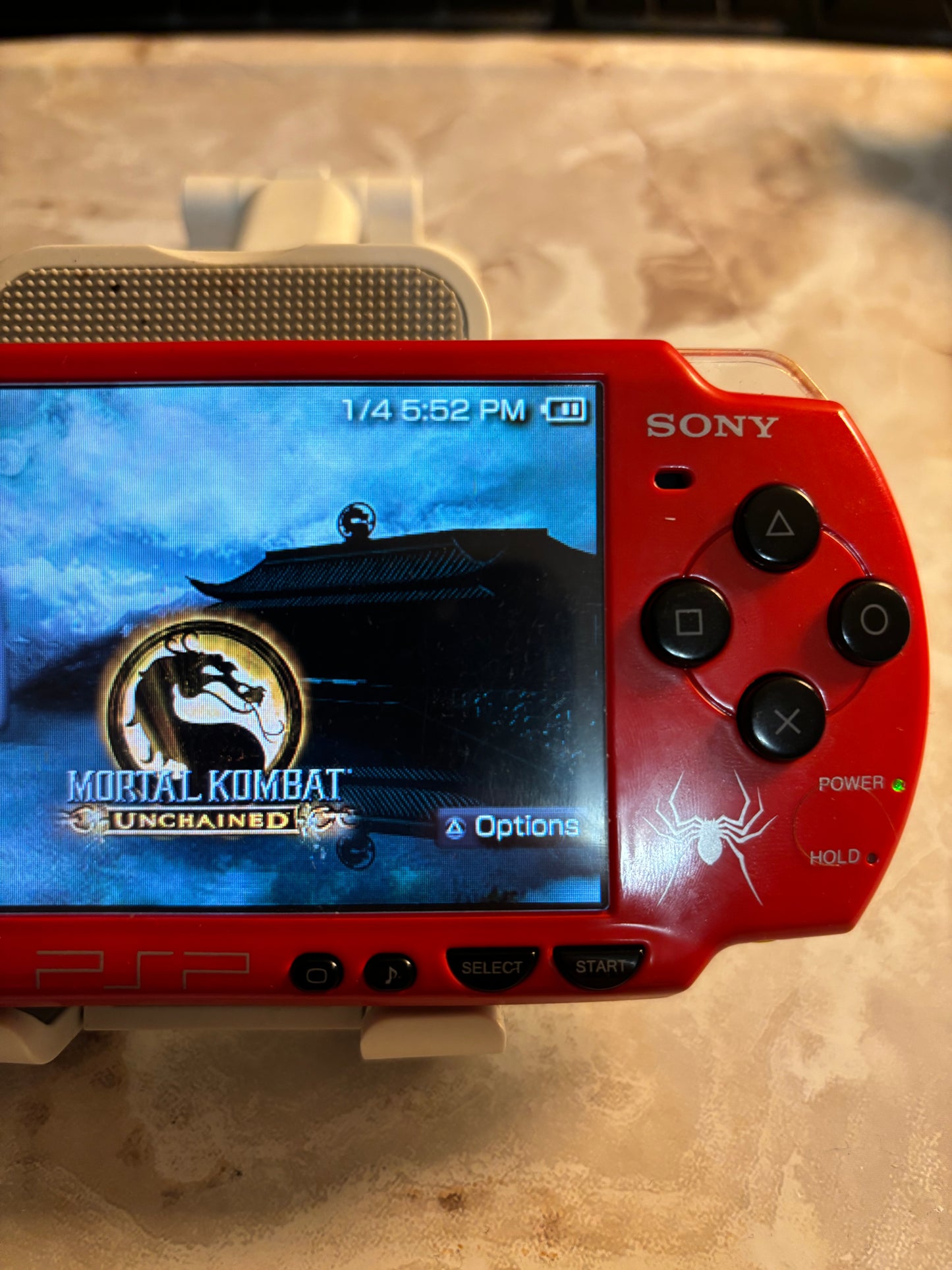 Sony PSP 2000 Spiderman White&Red Console
