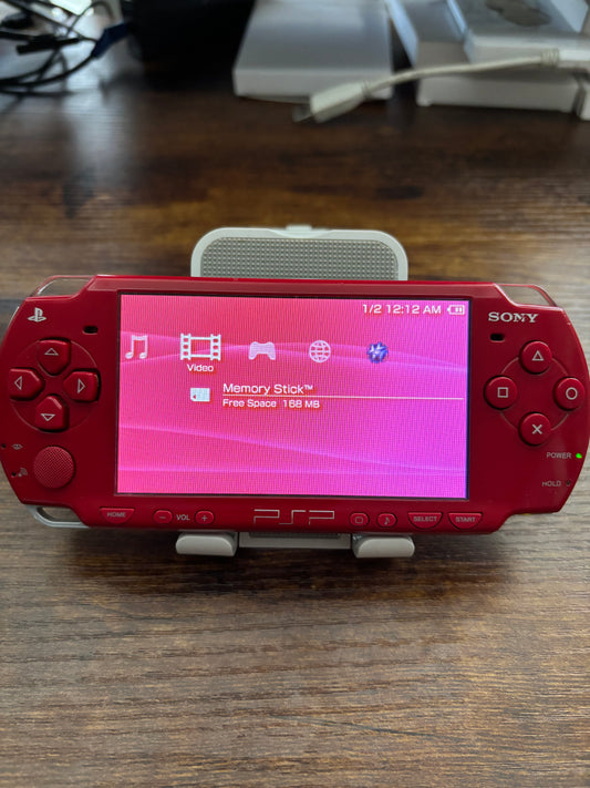 Sony PSP 2000 Red&Black Console 64GB