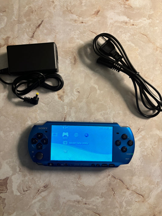 Sony PSP 3000 Vibrant Blue Console 64GB