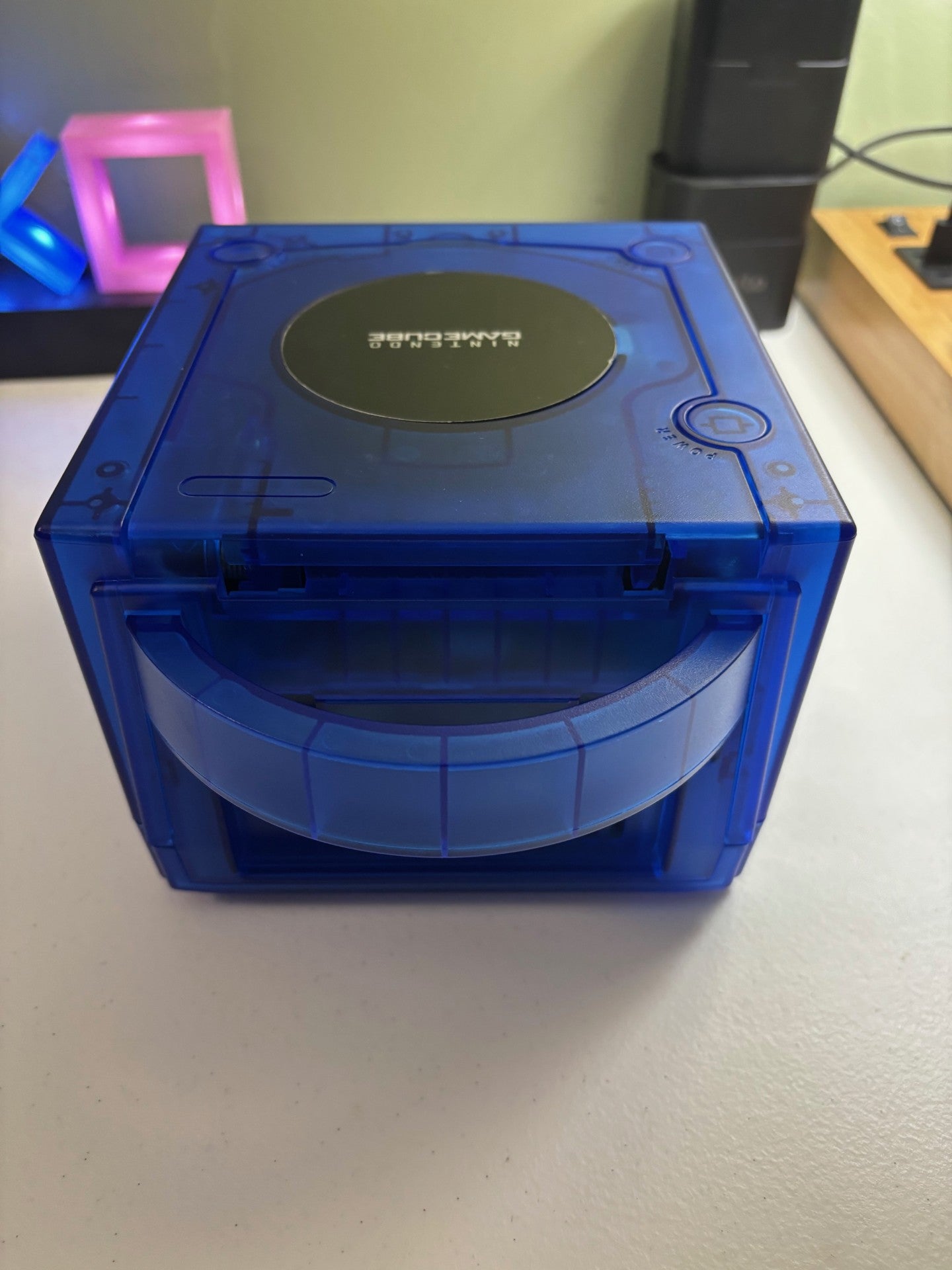 Transparent Blue Gamecube Console 512GB