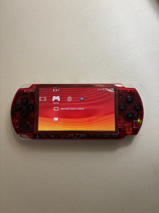 Red Transparent 3000 Console
