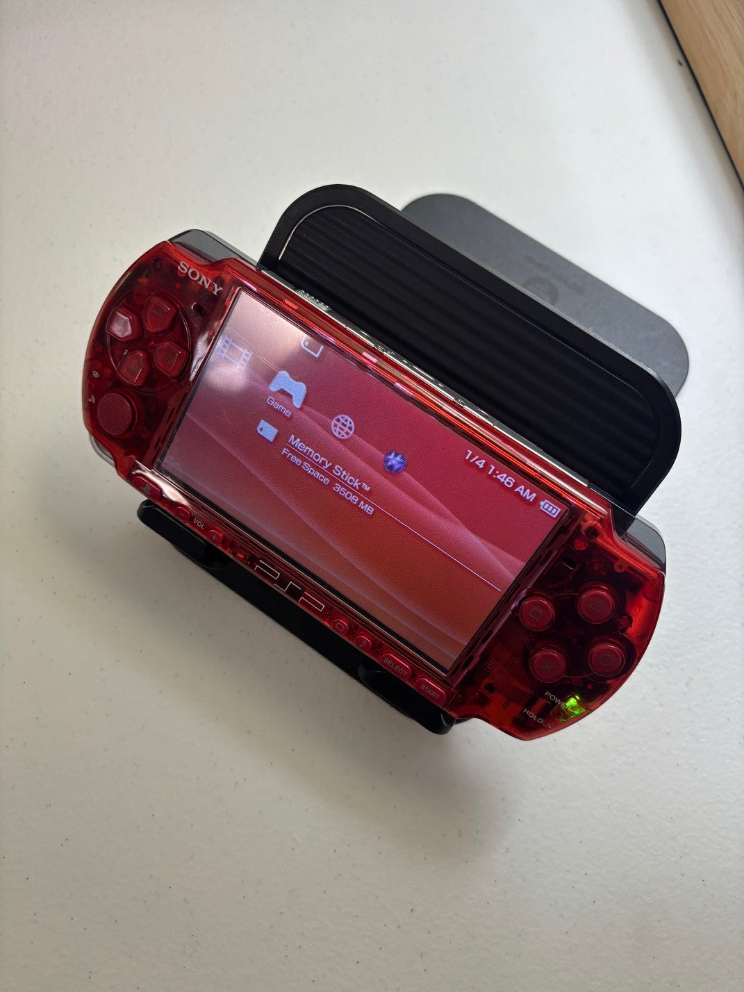 Clear Red/Red Buttons 3000 Console