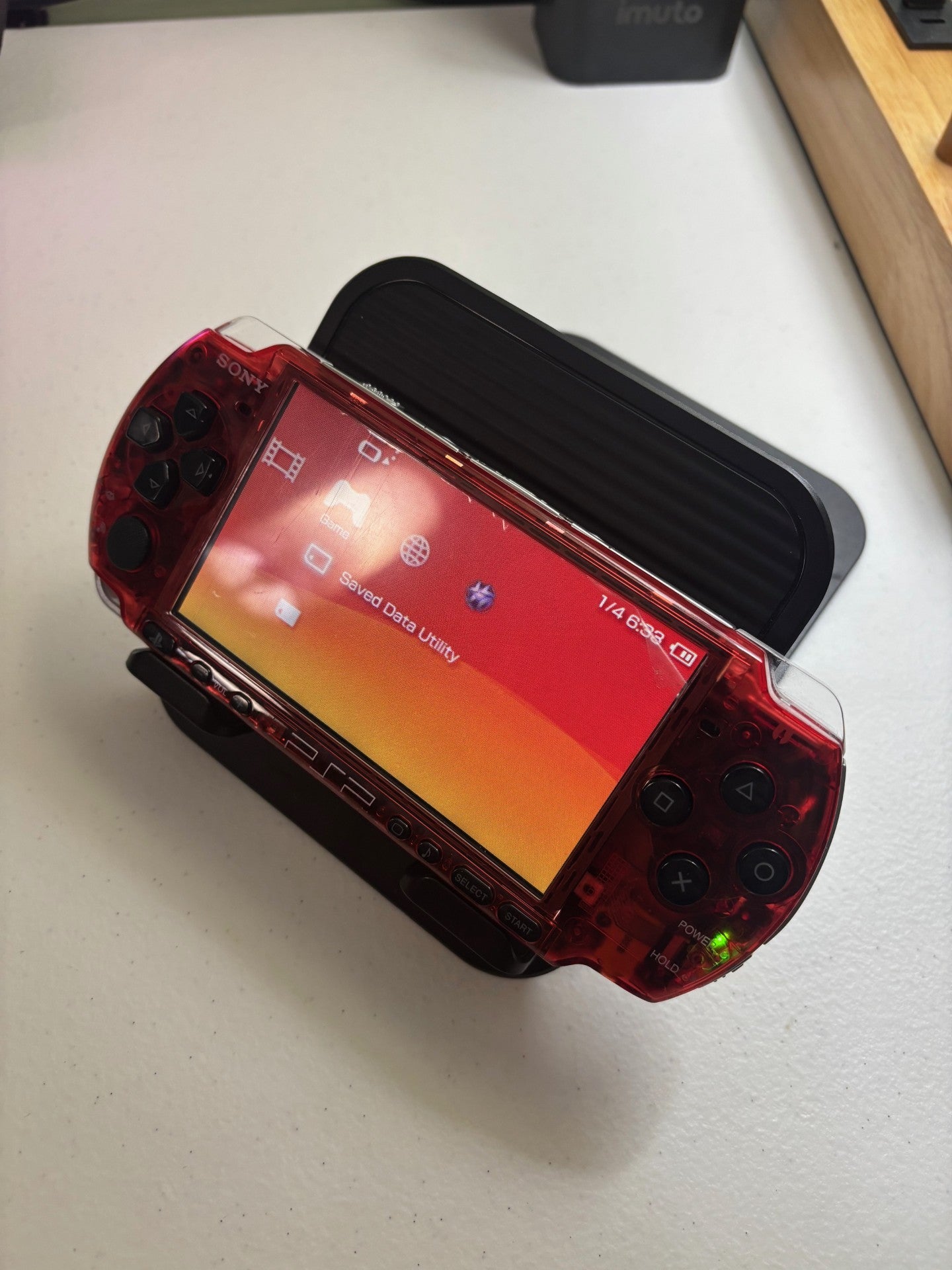 Red Transparent 3000 Console