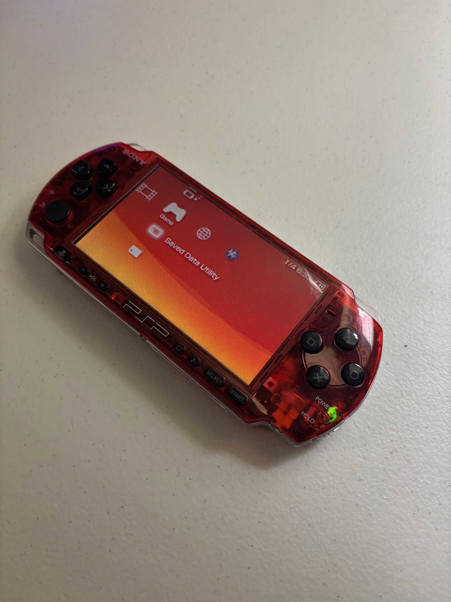 Red Transparent 3000 Console