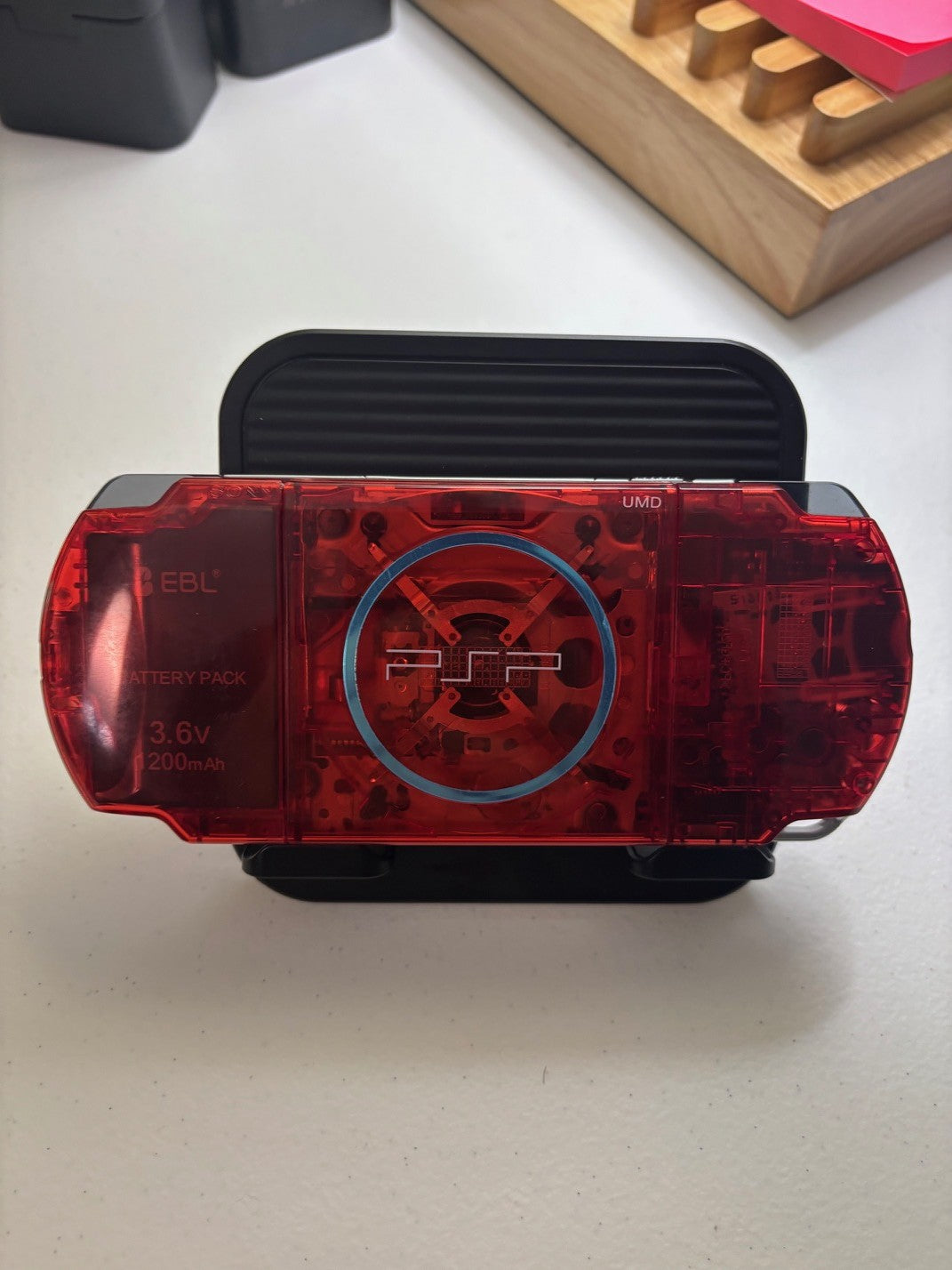 Clear Red/Red Buttons 3000 Console