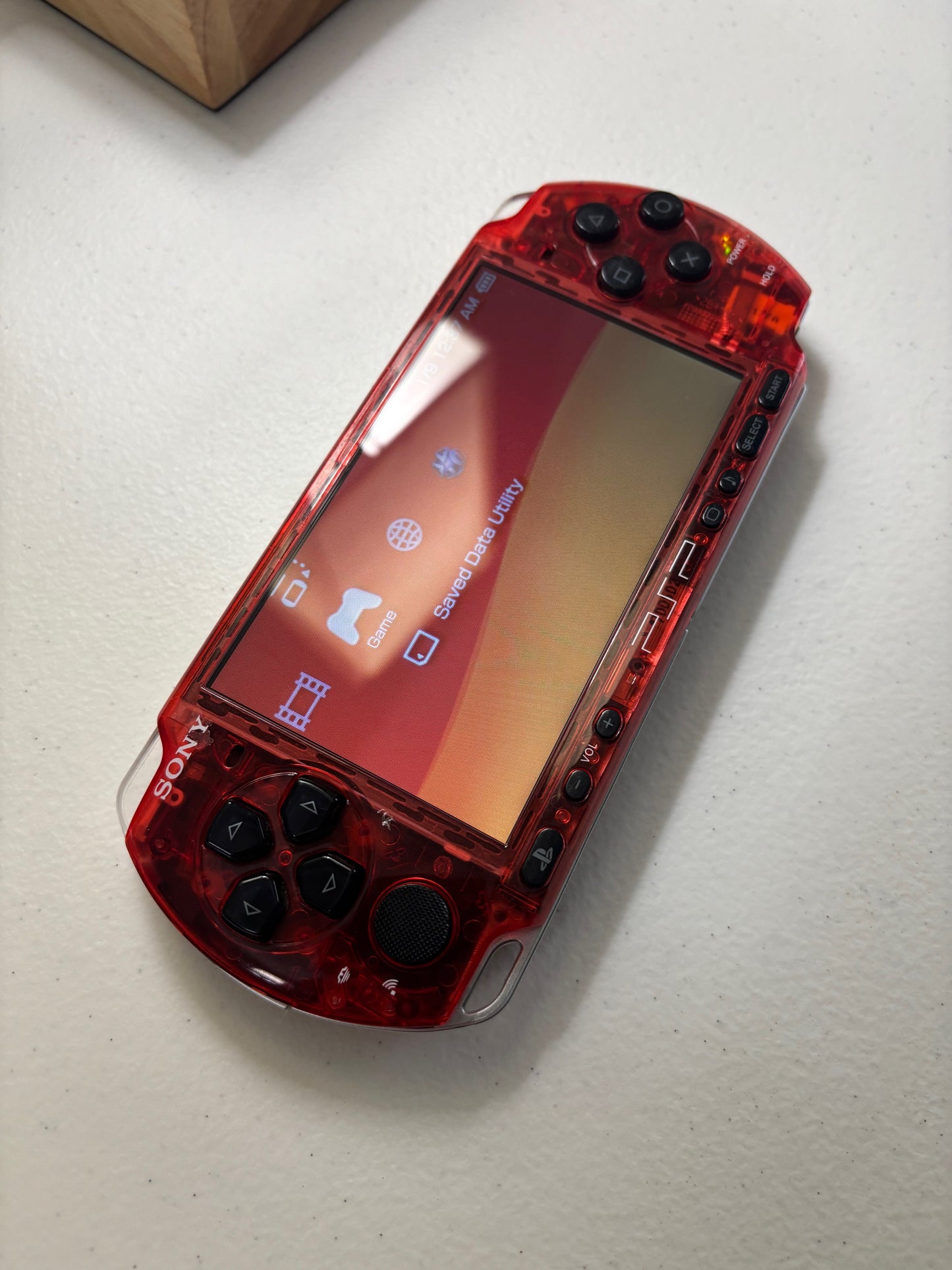 Red Transparent 3000 Console