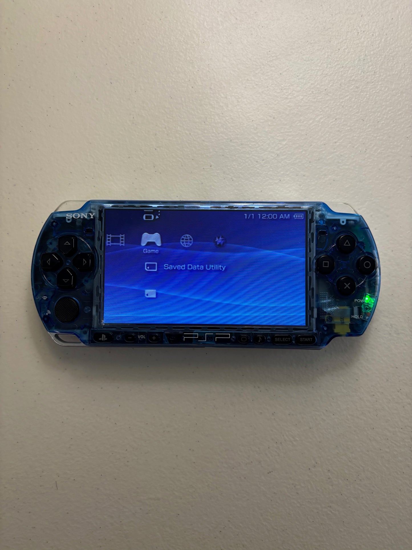 Blue Transparent 3000 Console