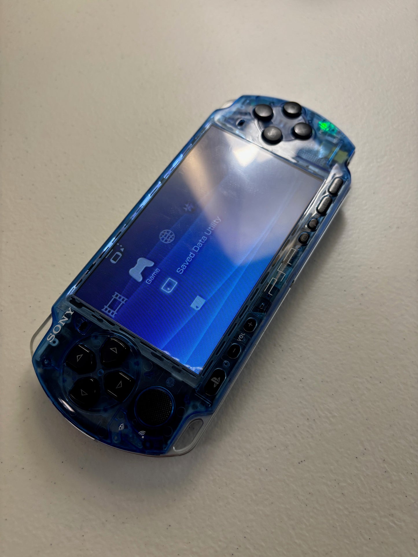 Blue Transparent 3000 Console