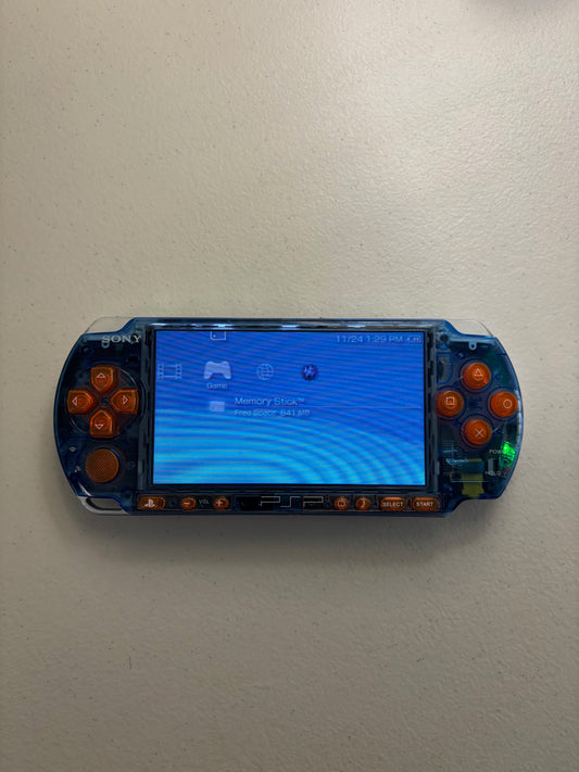 Transparent Blue/Orange 3000 Console