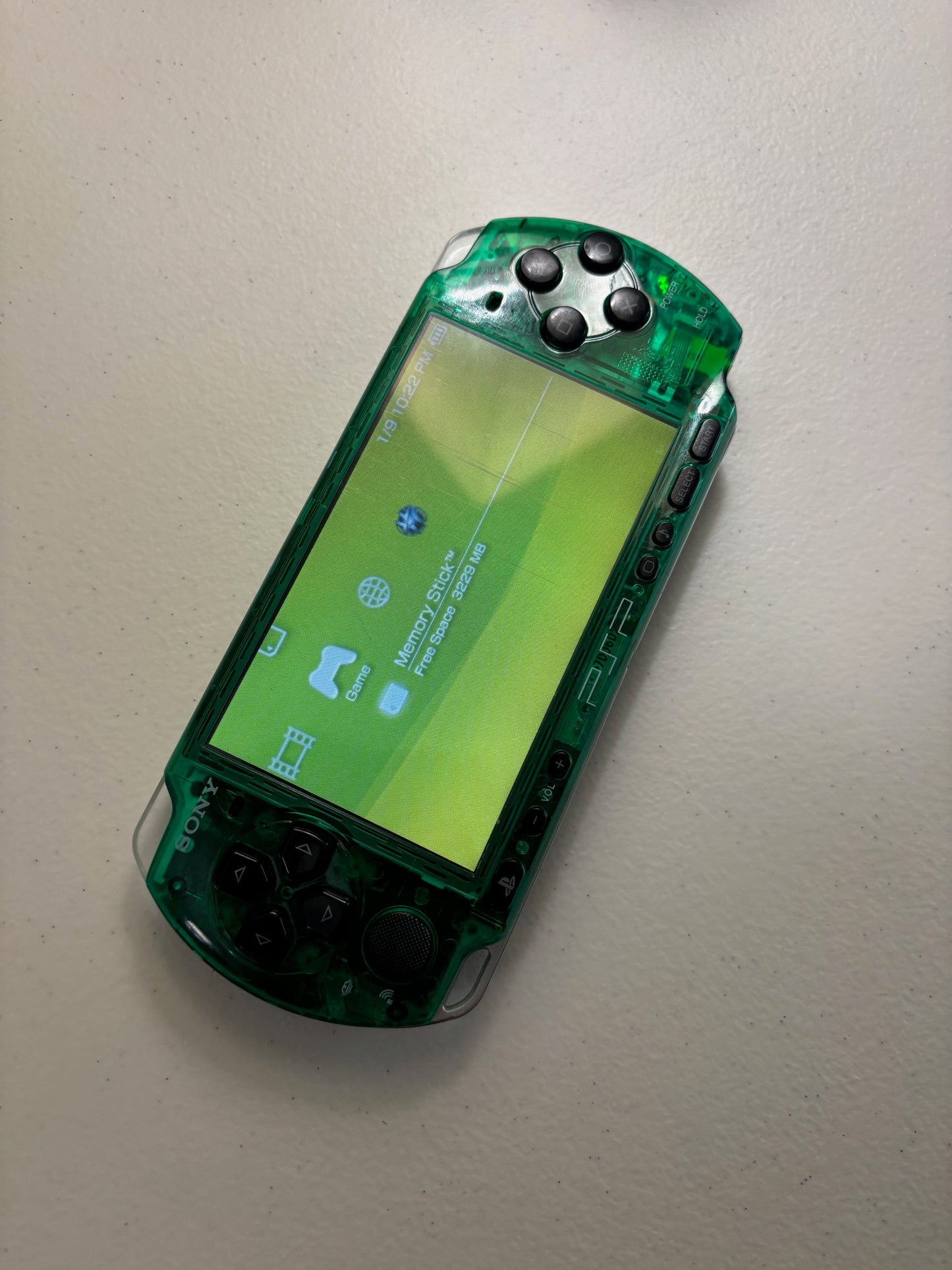 Transparent Green 3000 Console