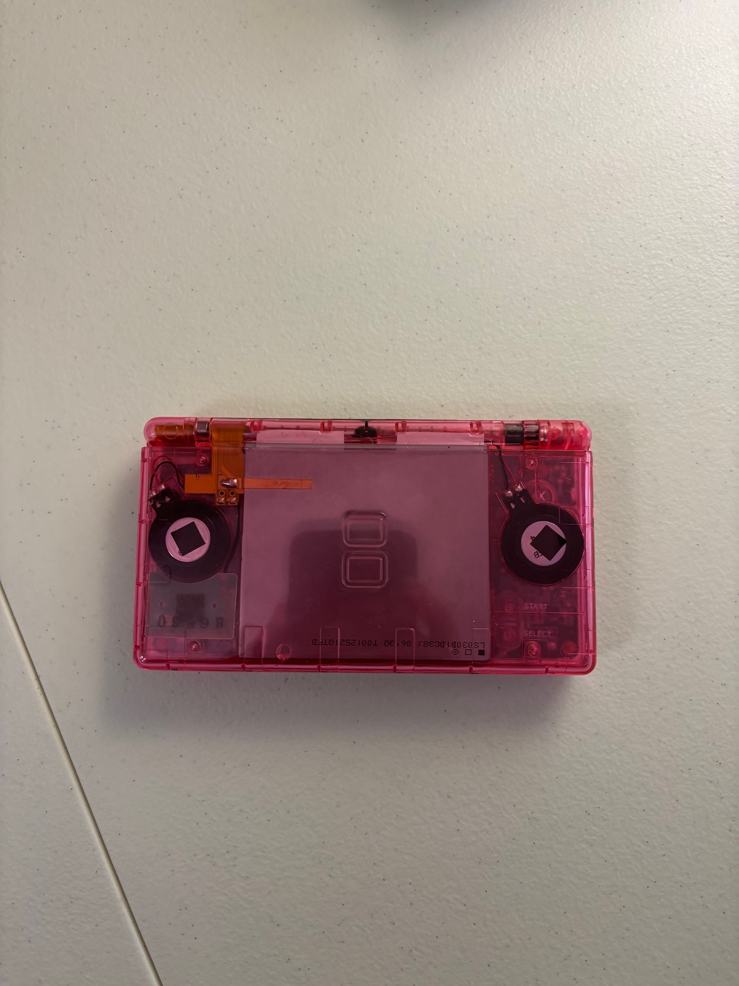 Red Transparent NDS Console