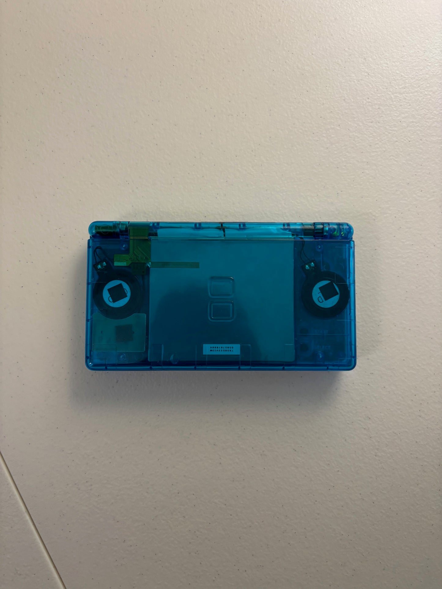 Blue Transparent NDS Console
