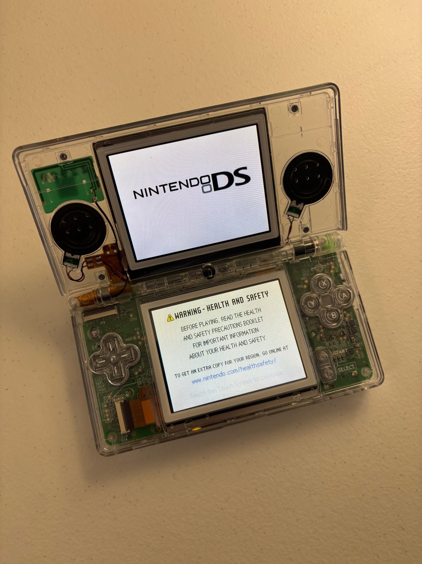 Clear Transparent NDS Console