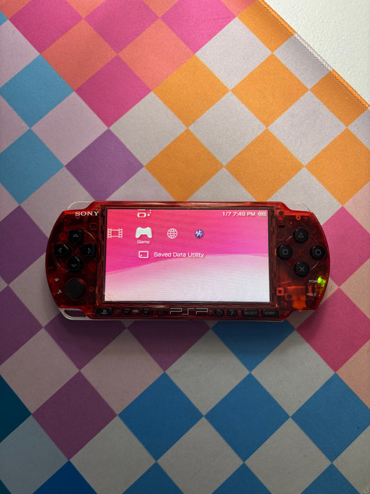 Red Transparent 3000 Console