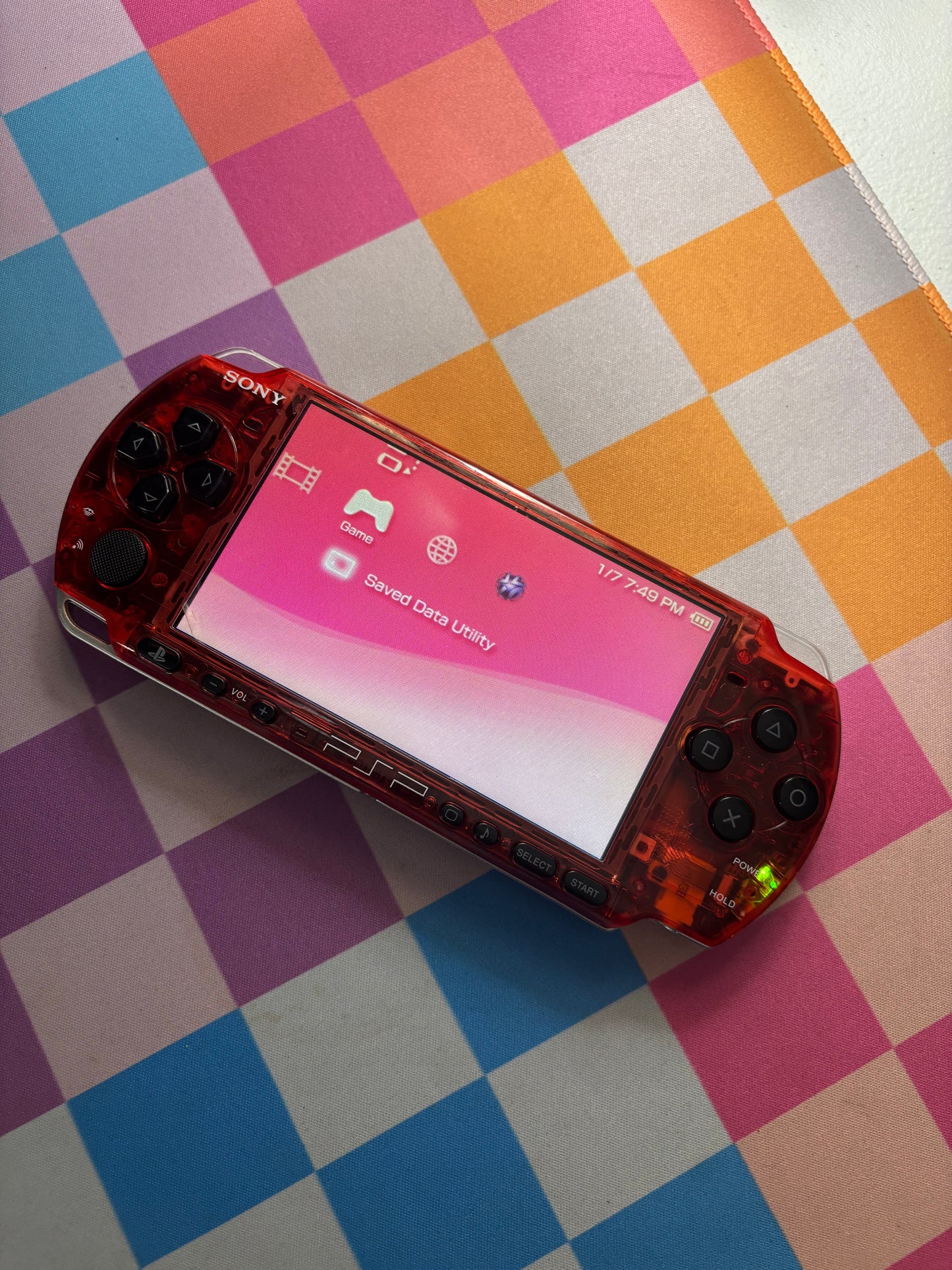 Red Transparent 3000 Console