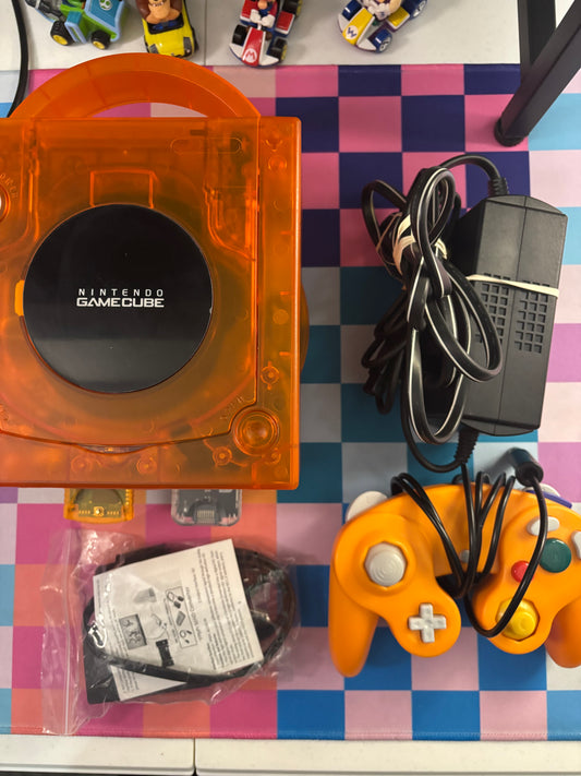 Transparent Orange Gamecube Console 512GB