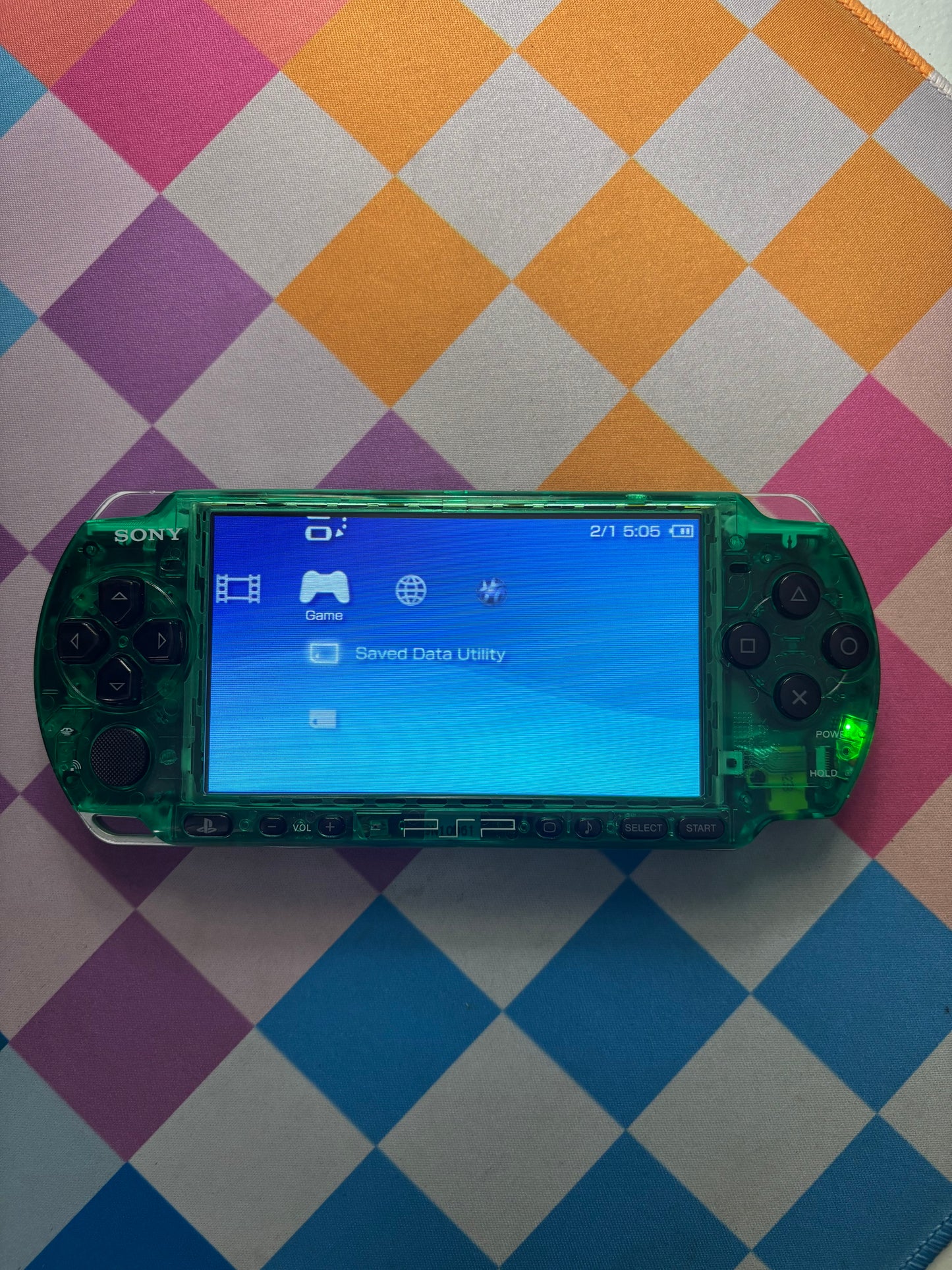 Green Transparent 3000 Console