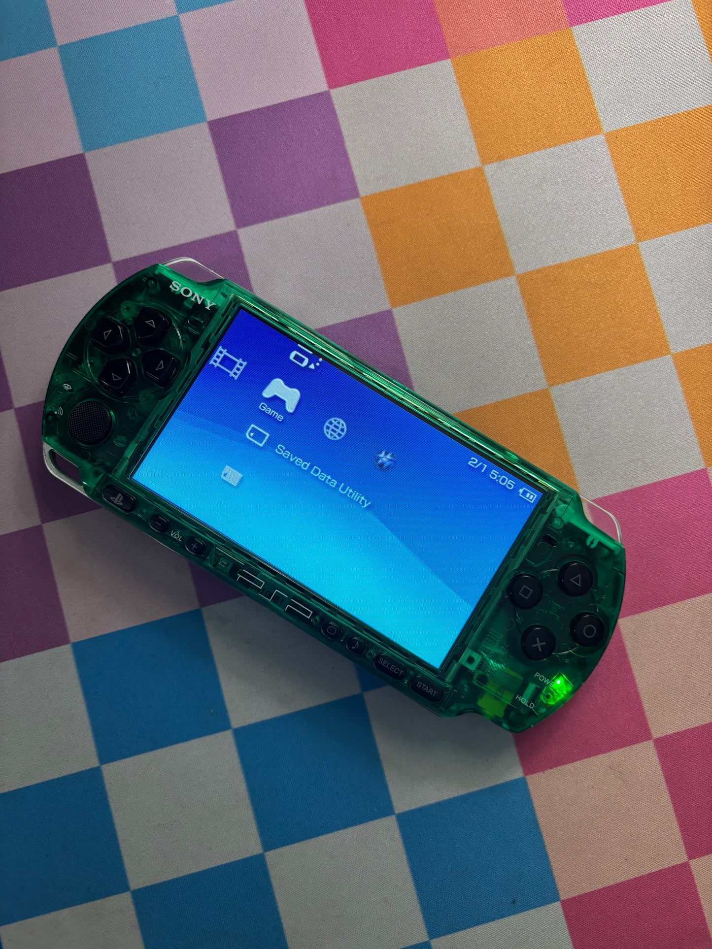 Green Transparent 3000 Console