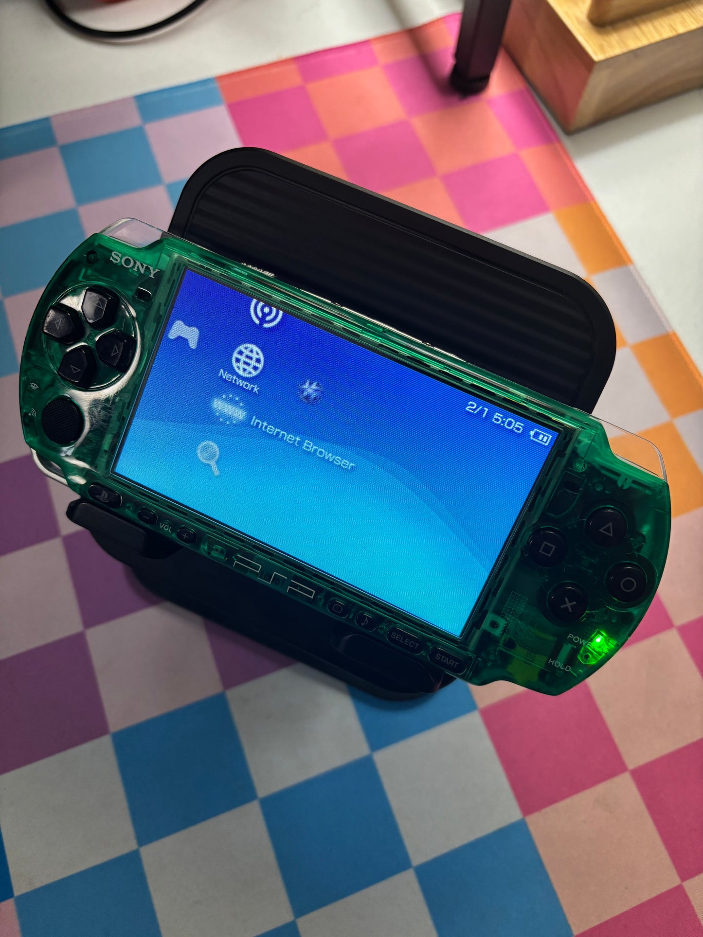 Green Transparent 3000 Console