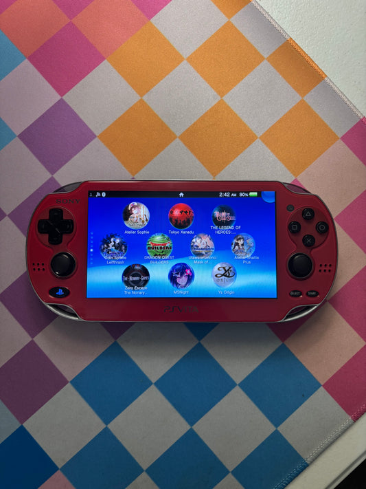 Red/Black Vita 1000 512GB Console