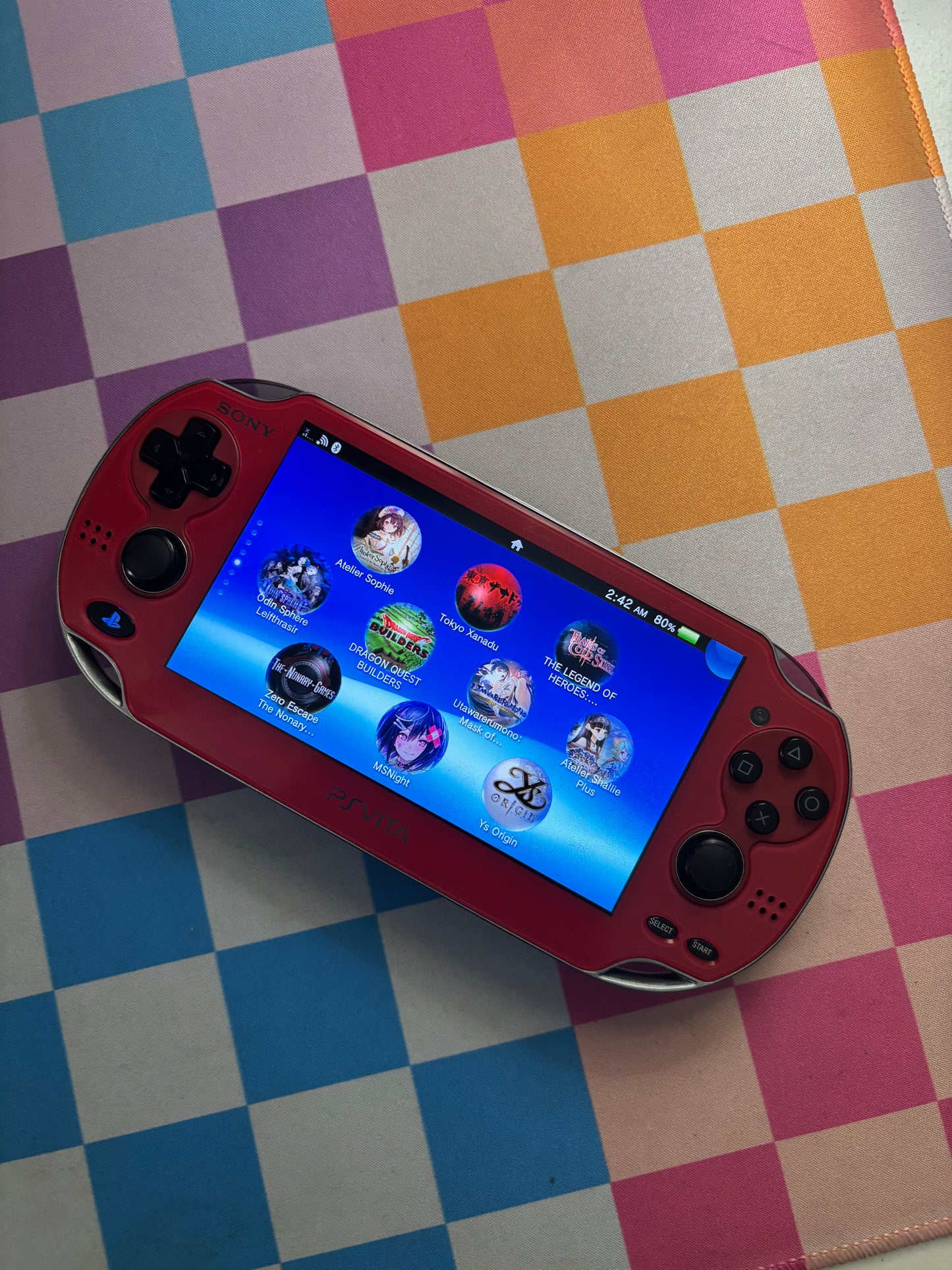 Red/Black Vita 1000 512GB Console