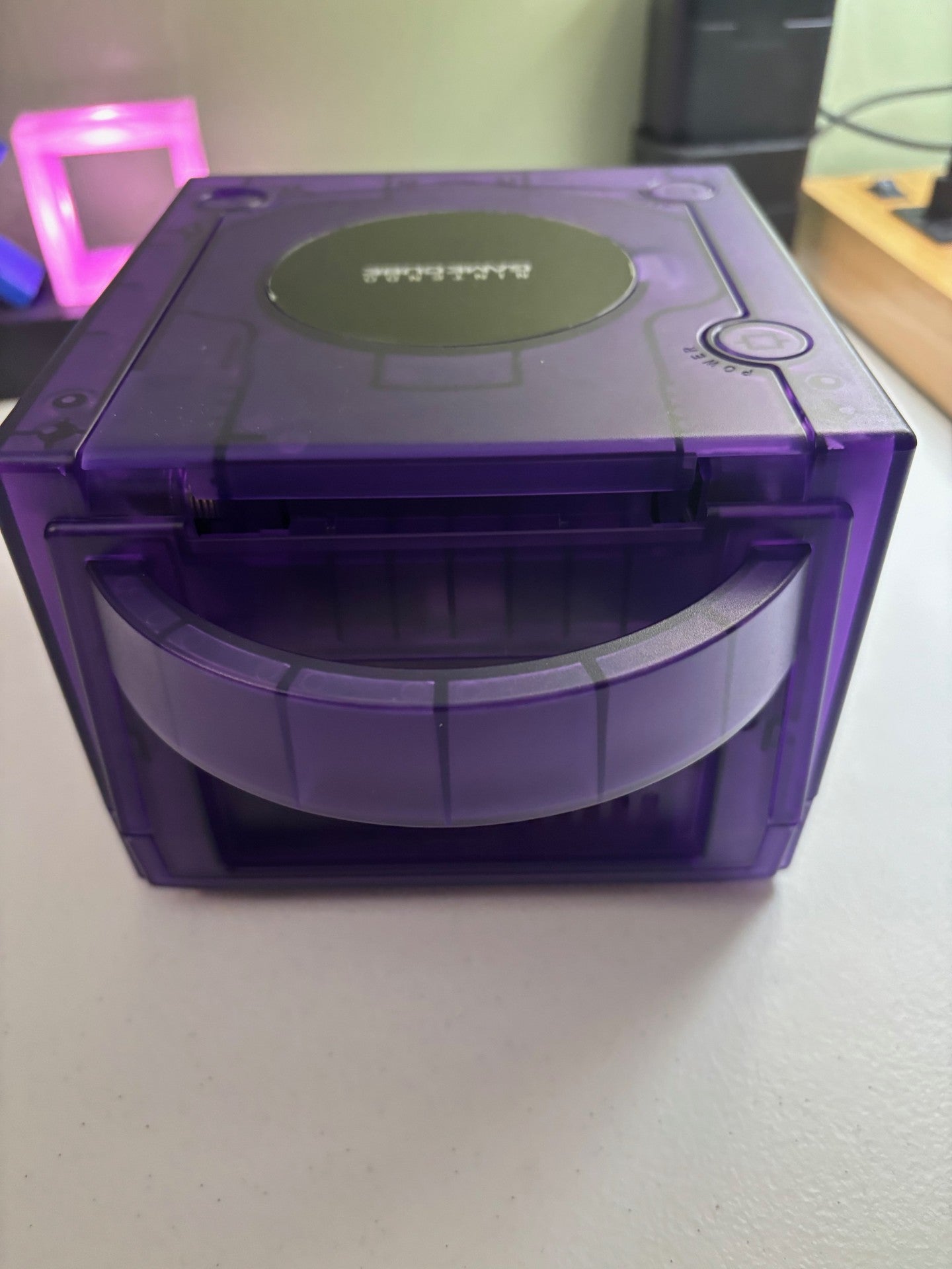 Transparent Purple Gamecube Console 512GB